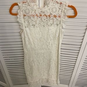 Beautiful white lace dress